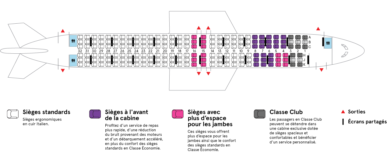 Air Transat 737 800 Seating Chart